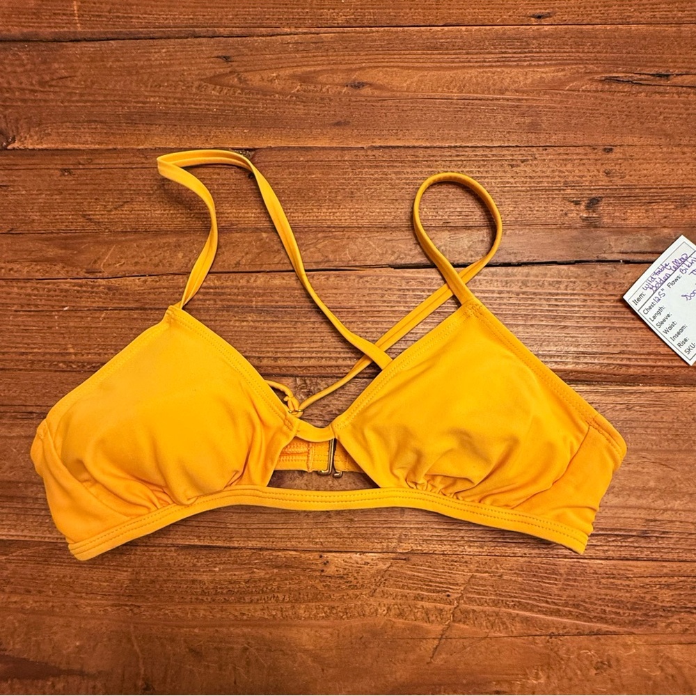 U18 - Wild Fable Goldenrod Bikini Top